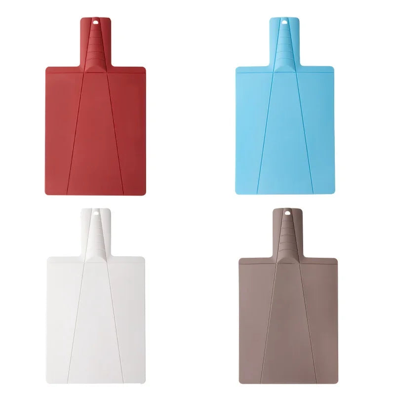 Creative Foldable Plastic Cutting Board, Practical Shovel-Shaped Cutting Board, Kitchen Utensils, Folding Chopping Board