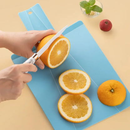 Creative Foldable Plastic Cutting Board, Practical Shovel-Shaped Cutting Board, Kitchen Utensils, Folding Chopping Board
